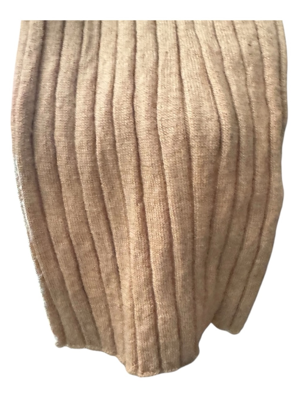 Loulou Studio Ribbed Button-Front Cardigan in Camel - Picture 8 of 8